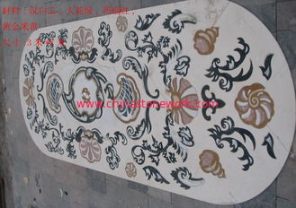 China marble water jet medallion supplier